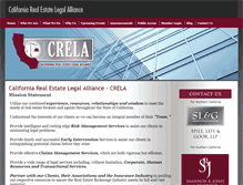 Tablet Screenshot of crela-law.com